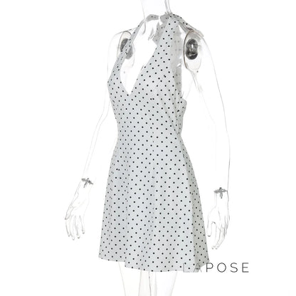 Maahi Printed Halter Dress