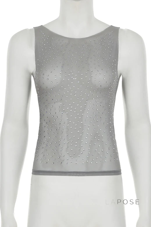 Mabry Sparkle Mesh Camisole