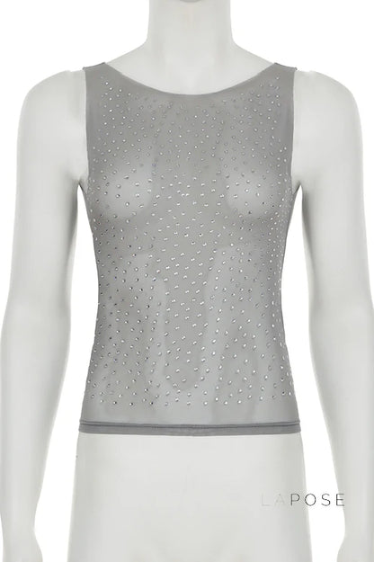 Mabry Sparkle Mesh Camisole