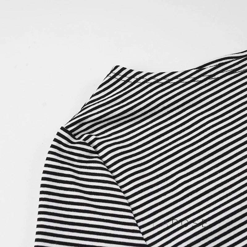 Macie Contrast Stripe Knit Top