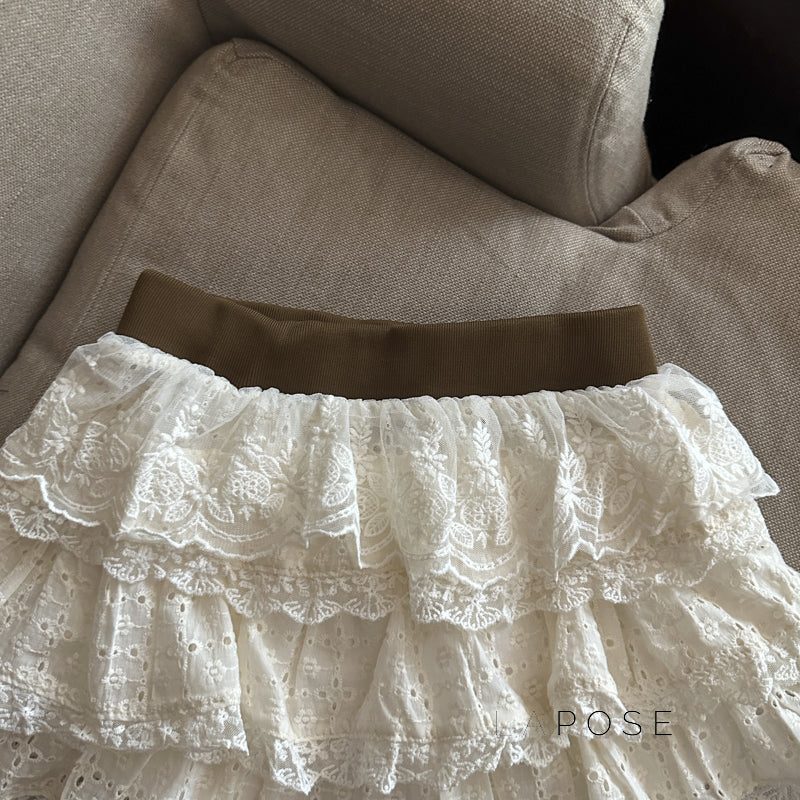 Meira Layered Ruffle Mini Skirt