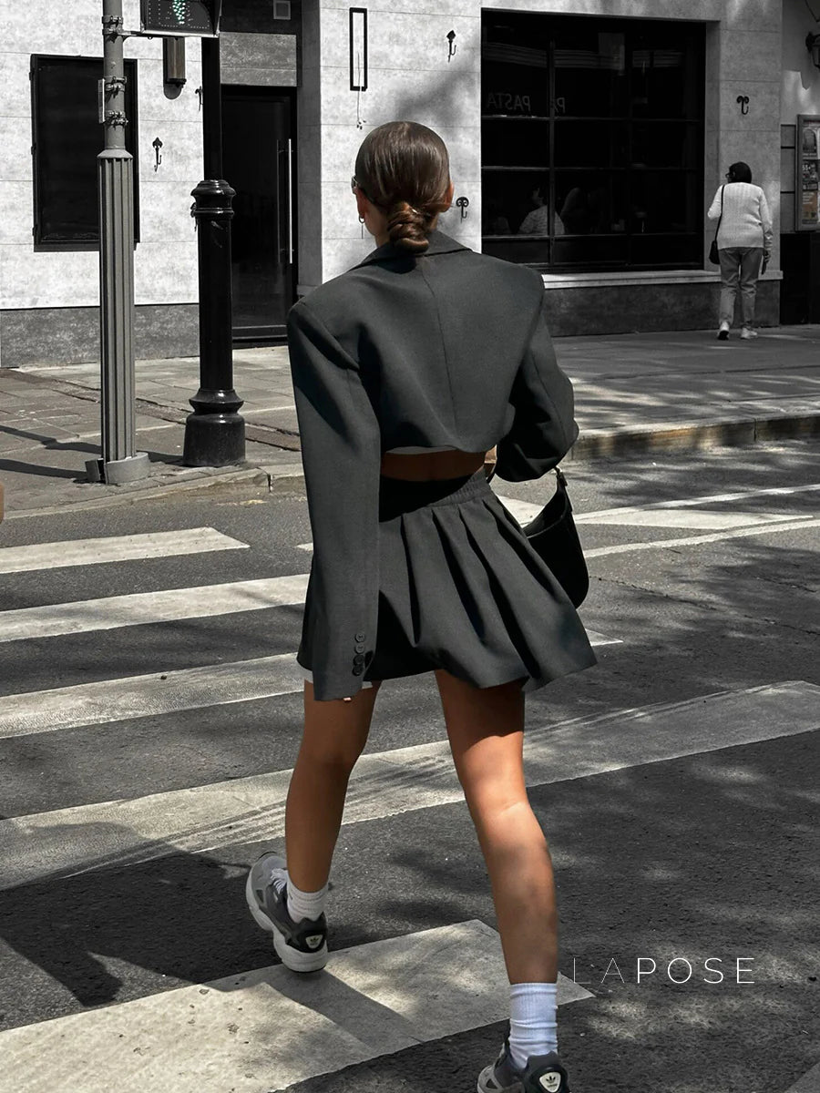 Milliana Tailored Skirt Set