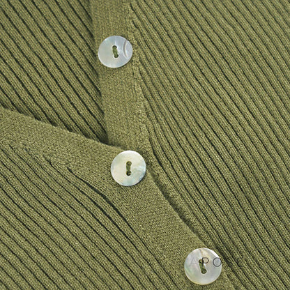 Quetzalli Button-Up Knit Top