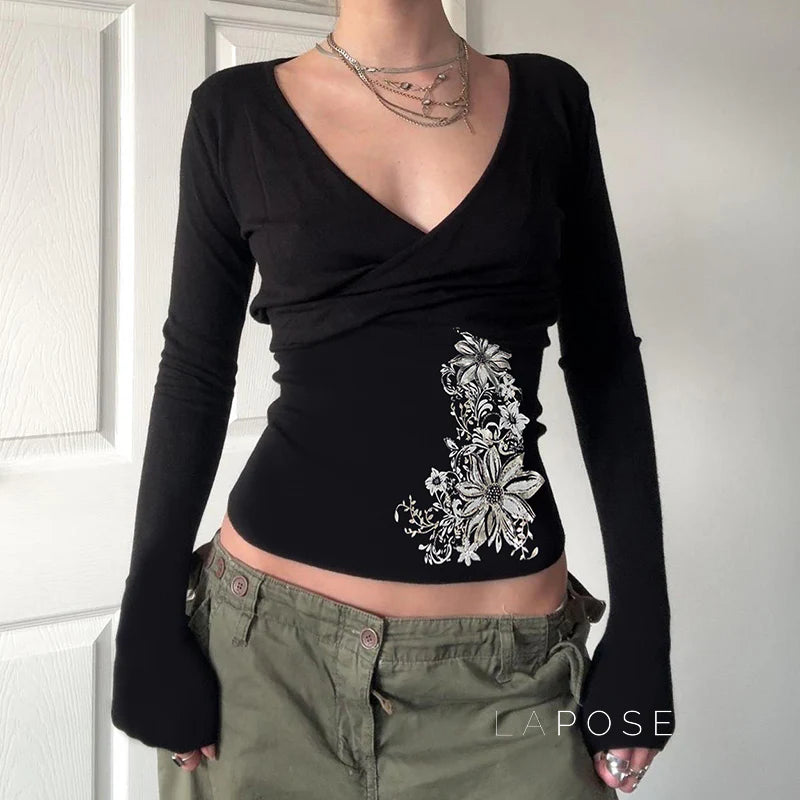 Raylan Floral V-Neck Top