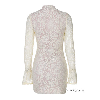 Riley Lace Bodycon Midi Dress