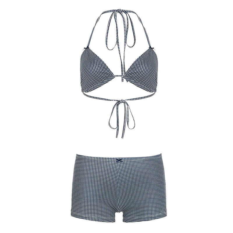Rosalina Plaid Bikini Set
