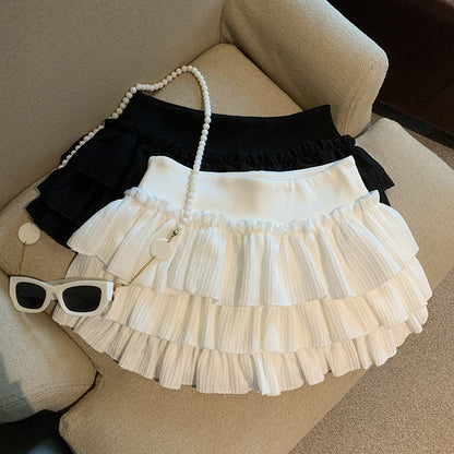 Sania A-Line Tiered Mini Skirt
