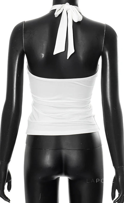 Sanya Metal Ring Halter Top