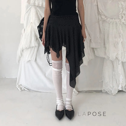 Sephora Asymmetric Polka Skirt
