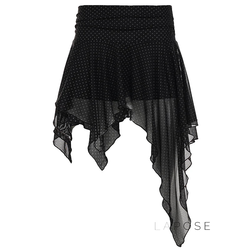 Sephora Asymmetric Polka Skirt