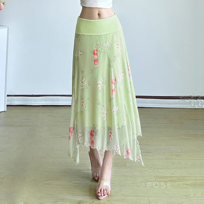 Seven Floral Maxi Skirt