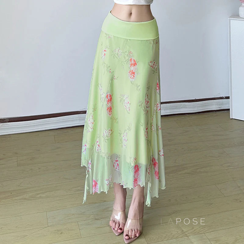 Seven Floral Maxi Skirt