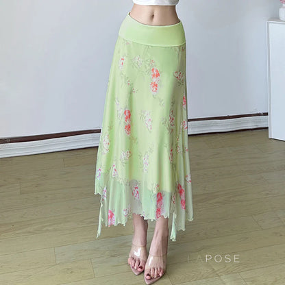 Seven Floral Maxi Skirt