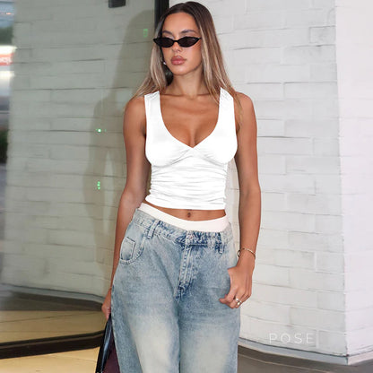 Shaina Ruched Racerback Tank