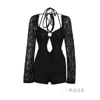 Stefanie Lace Cut-Out Jumpsuit