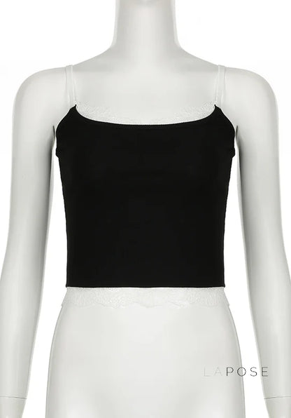Talynn Black Lace Camisole