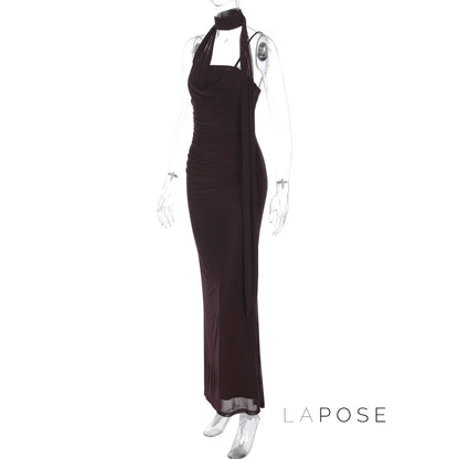 Valentine Strapless Mesh Midi Dress