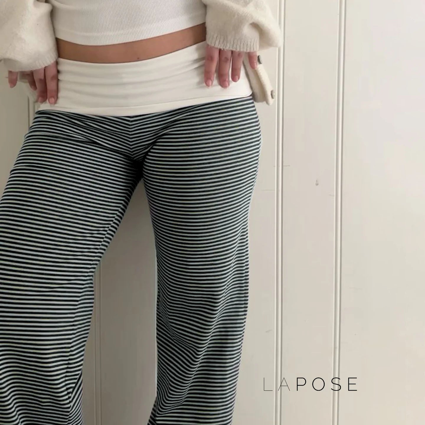 Vanesa Cozy Knit Straight Pants