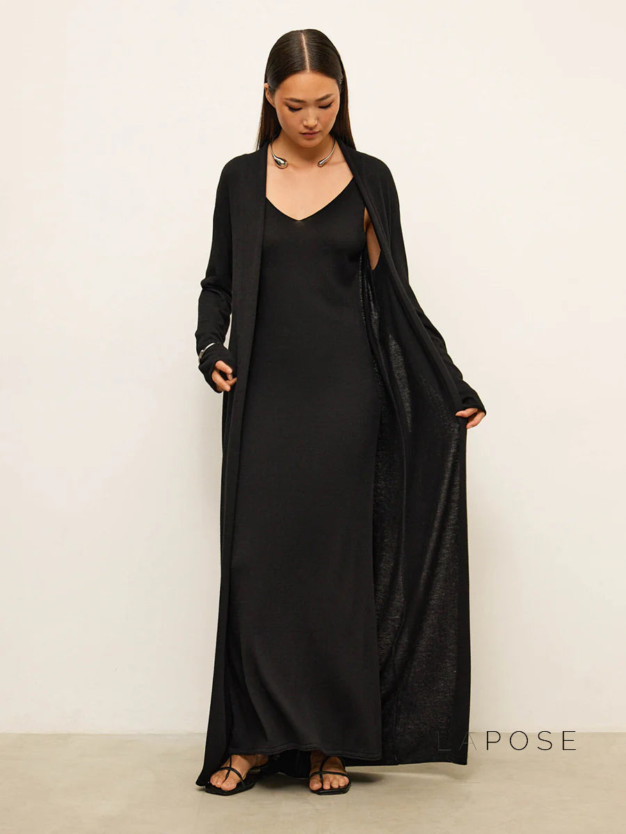 Xandria Knitted Lounge Dress Set