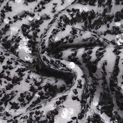 Zaylie Sequin Zebra Mini Skirt
