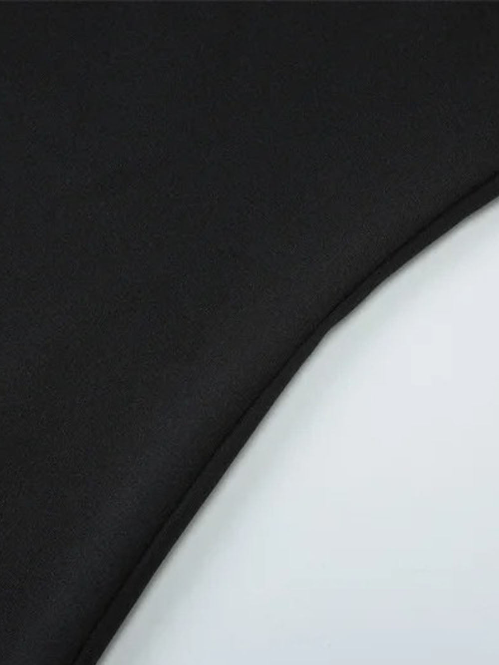 Halter Neck Contrast Band Column Bodycon Maxi Dress
