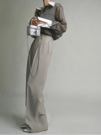Leisure See Through Trendy Shirt With Cami Top