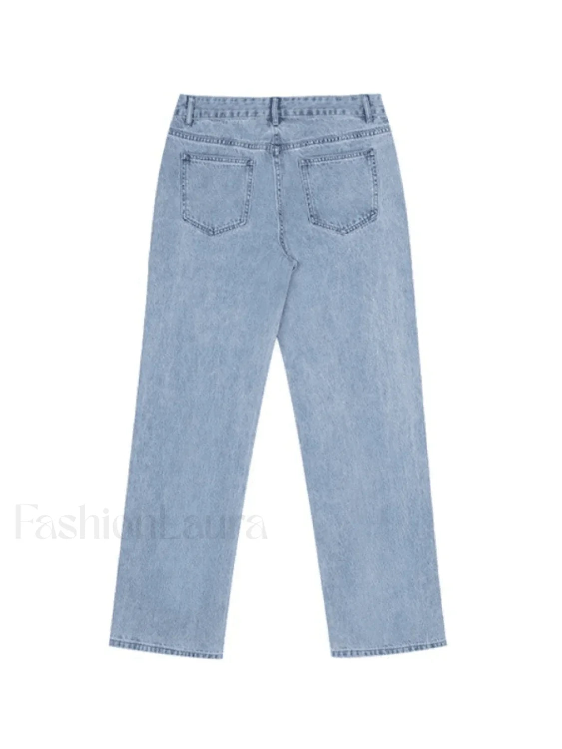 Light Wash Denim Boyfriend Jeans