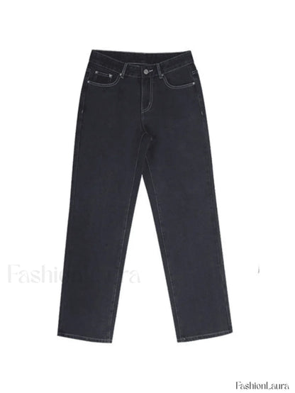 Light Wash Denim Boyfriend Jeans
