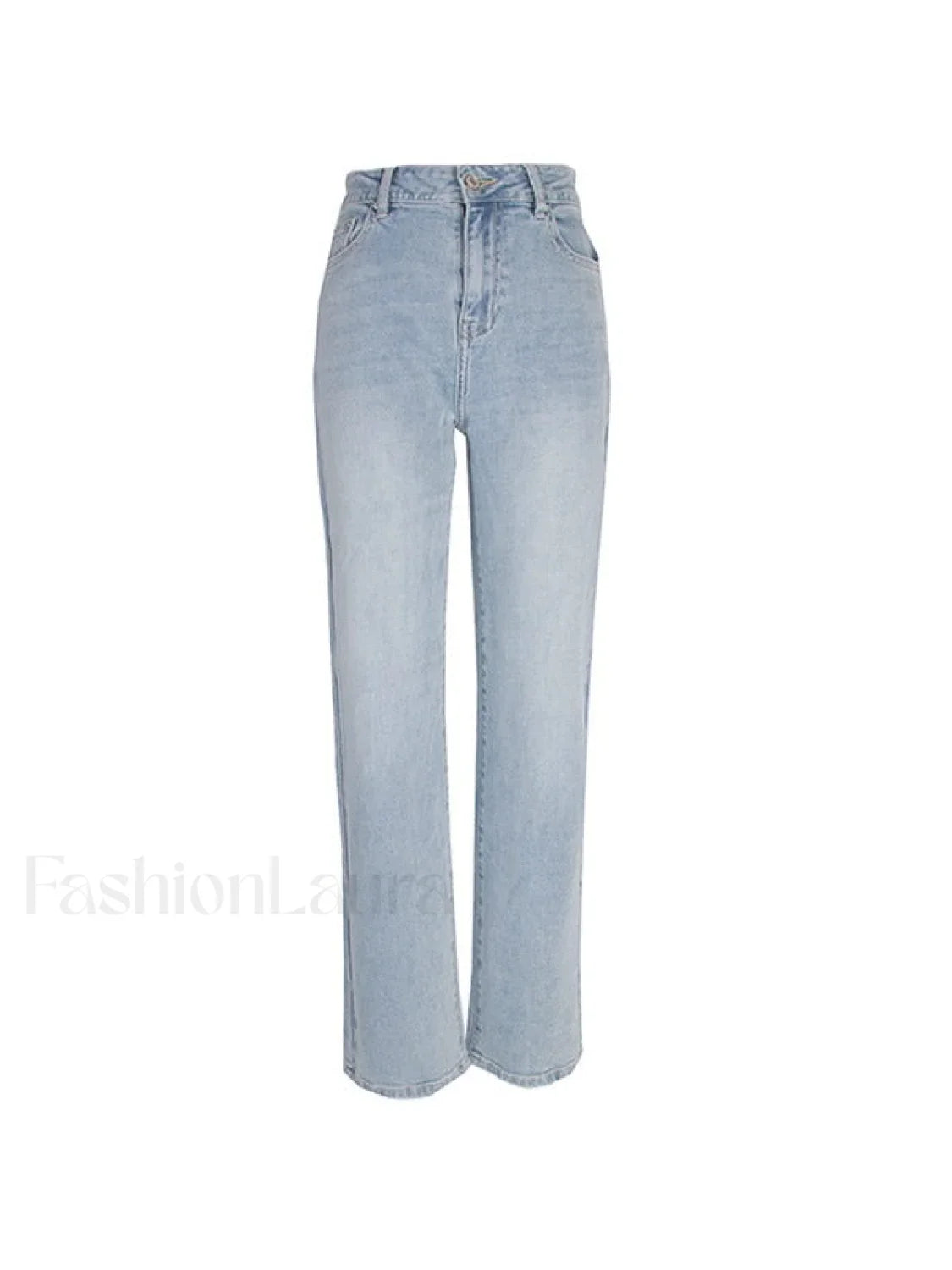 Light Wash Straight Boyfriend Jeans