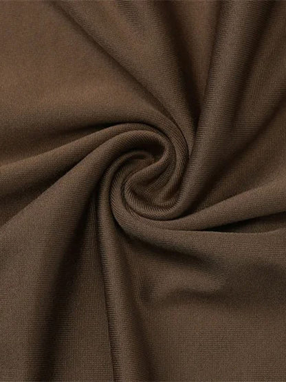 Long Sleeve Ruched Drop Waist Diagonal Seam Pleated Maxi Dress