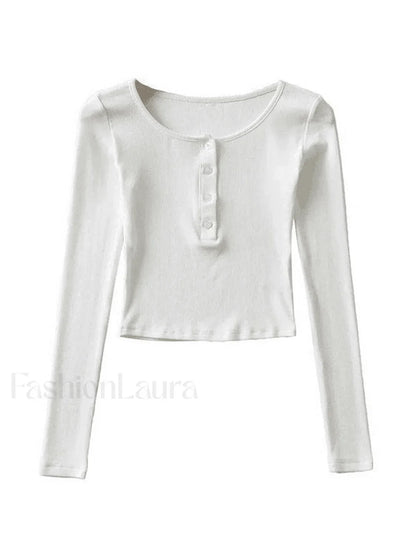 Long Sleeve Crop Top