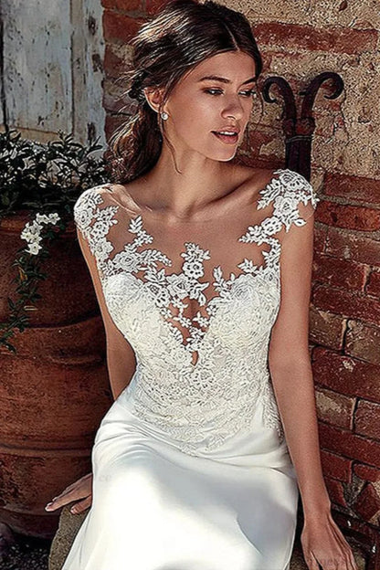 Long Sleeve Mermaid Sexy Wedding Dress