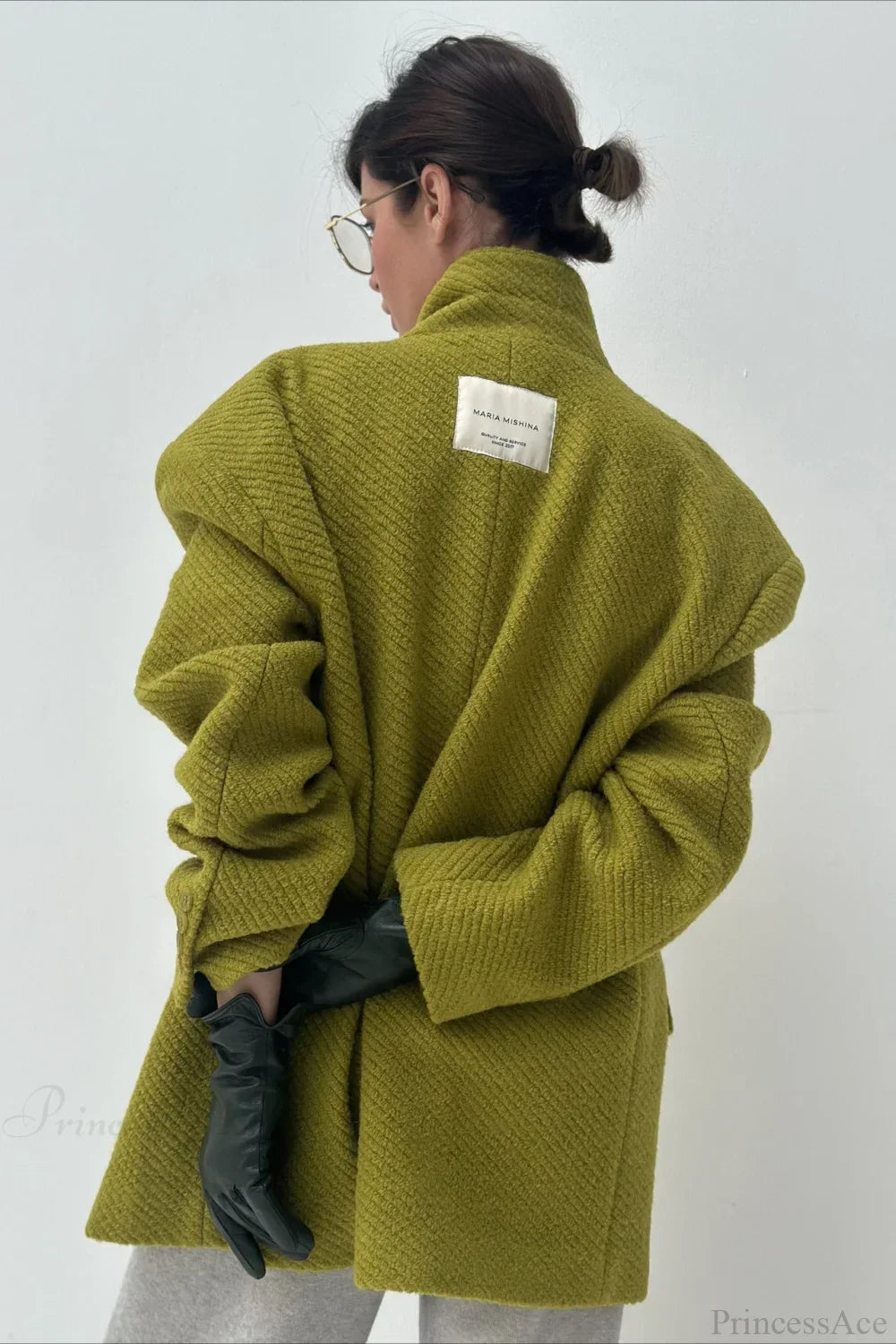 Loose Wool Blazer Warm Versatile Coat
