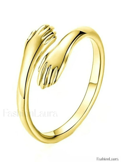 Love Hug Adjustable Cuff Ring