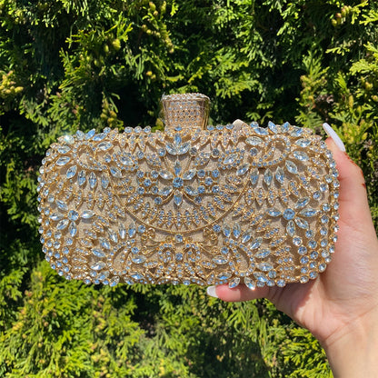 Elegant Floral Clutch Bag