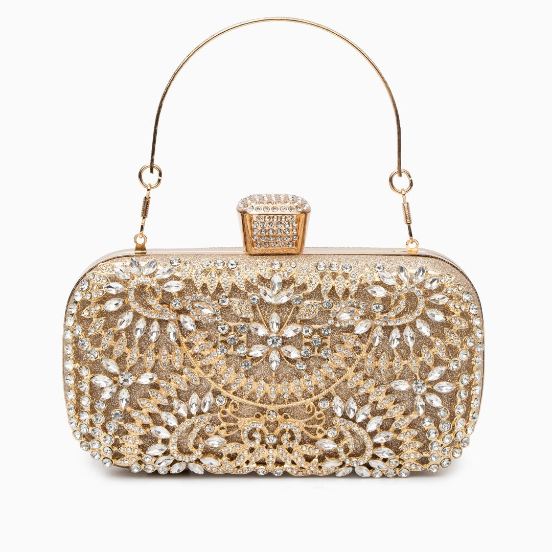 Elegant Floral Clutch Bag