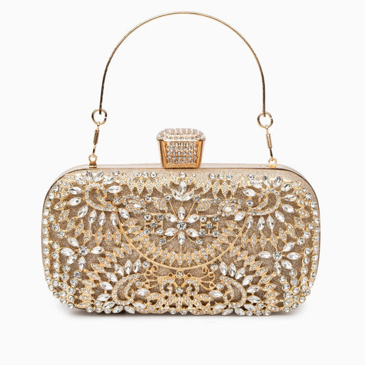 Elegant Floral Clutch Bag