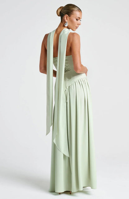 Scarf Maxi Dress