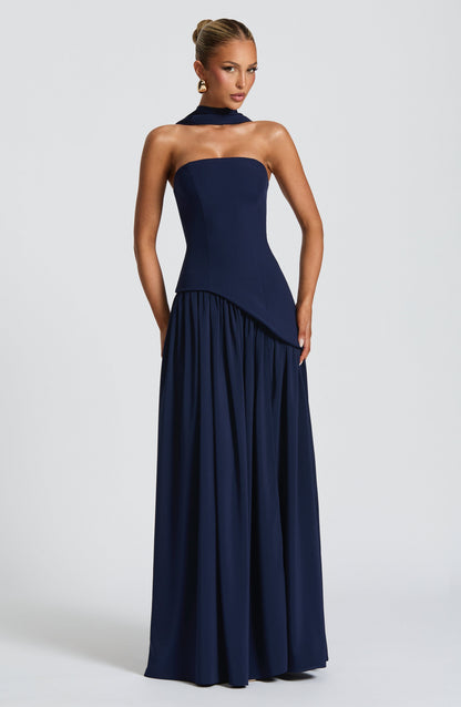 Midnight Elegance Maxi Dress