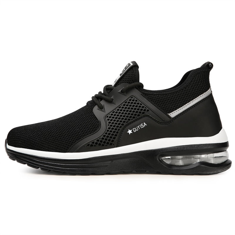 Women's Black Non-Slip Athletic Sneakers – Steel Toe Safety Work Trainers