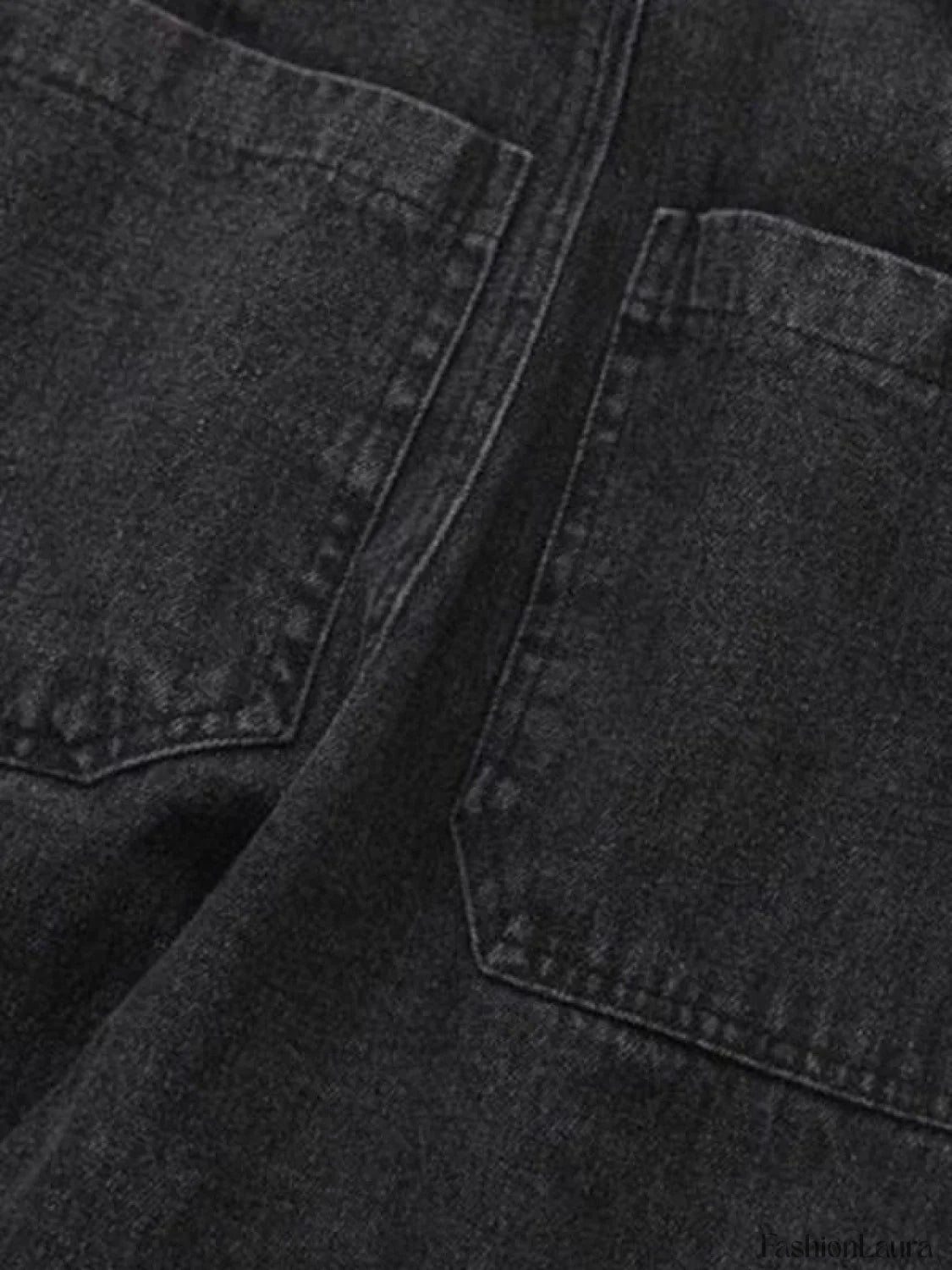 Men's Cargo Pocket Patched Straight Leg Jeans