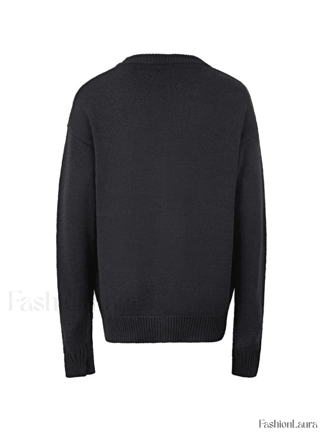 Men's Cartoon Long Sleeve Knit Sweater