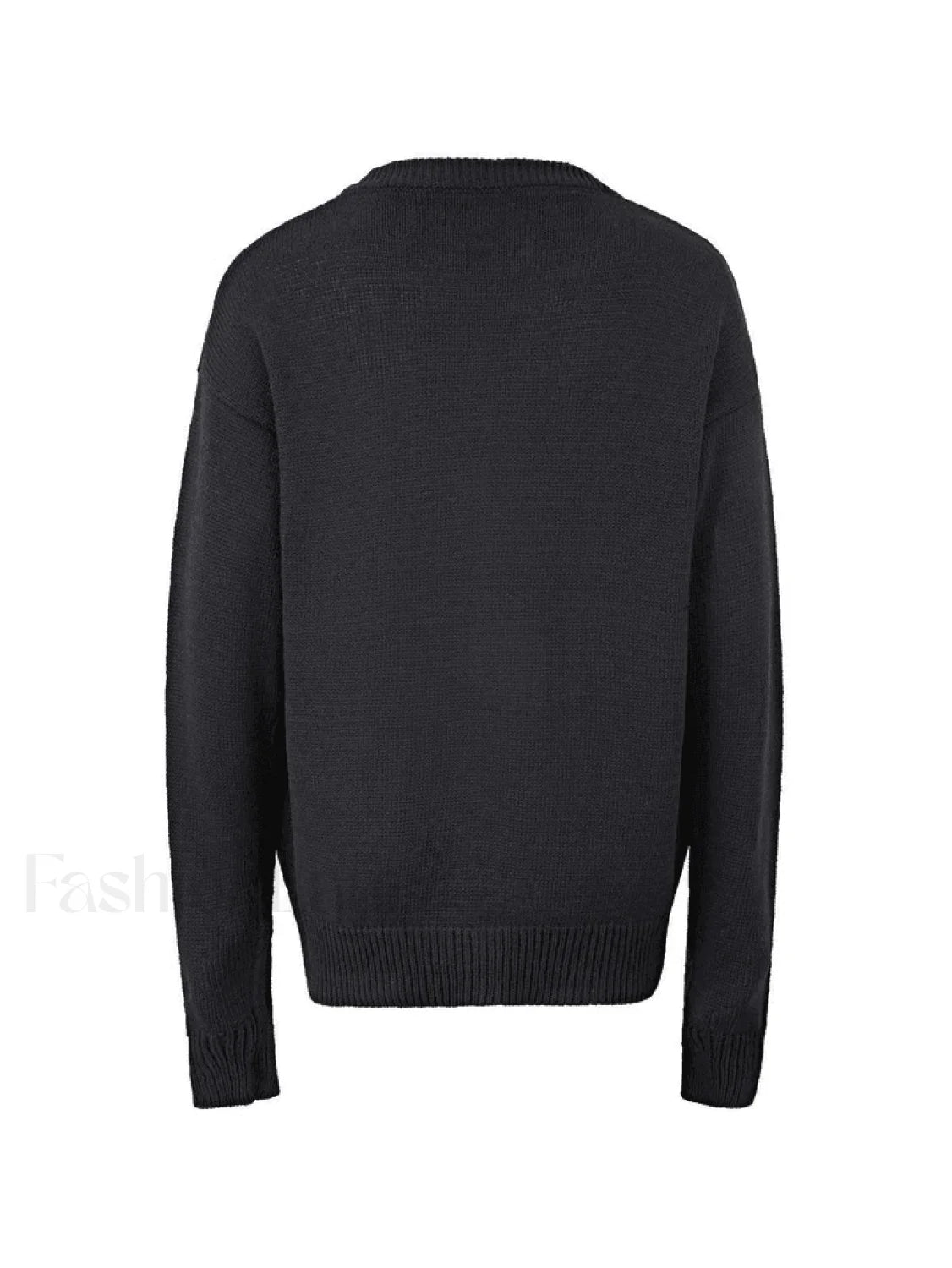 Men's Cartoon Long Sleeve Knit Sweater