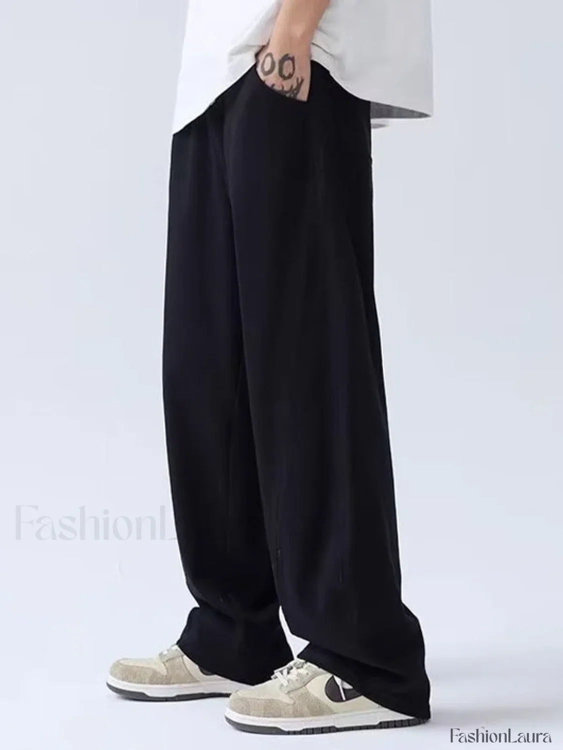 Men's Paneled Loose Casual Pants