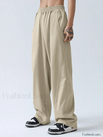 Men's Paneled Loose Casual Pants