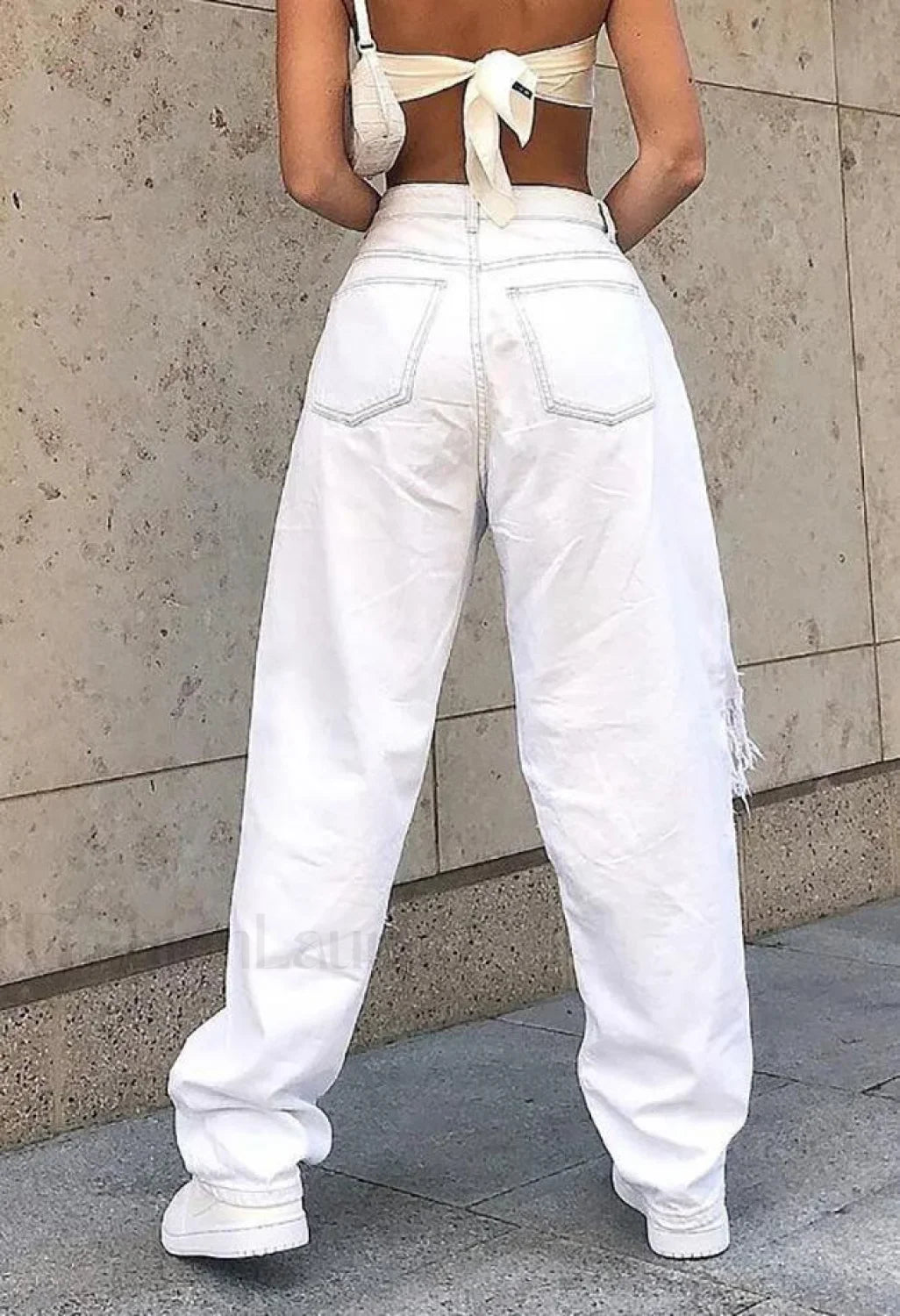 Mid Rise Extra Ripped Jeans