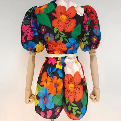 KittenAlarm - Minda Floral Shorts Set