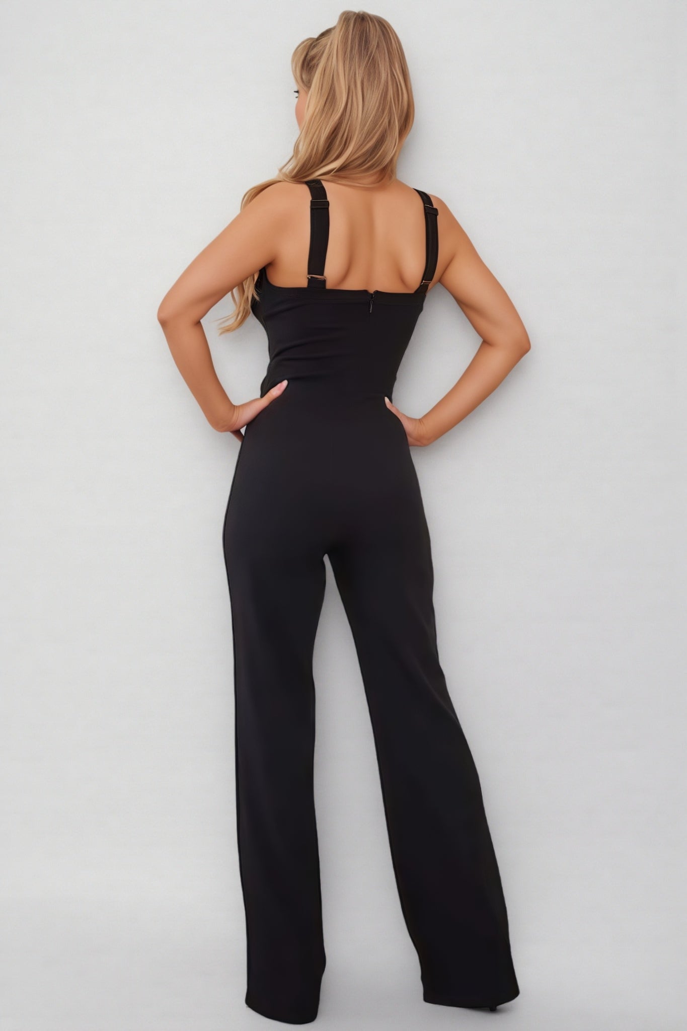Rhead Halter Diamonds Floral Jumpsuit