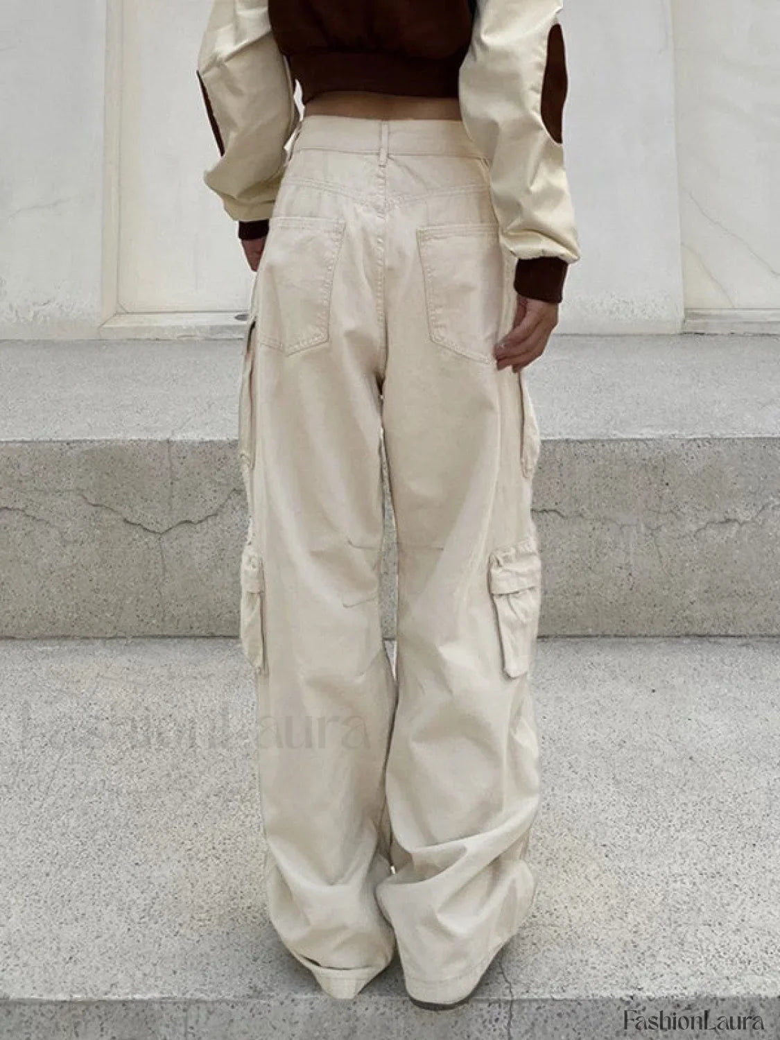 Multi Pockets Vintage Baggy Cargo Jeans