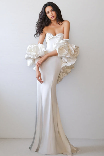 Bexle 3D Floral Fishtail Maxi Dress